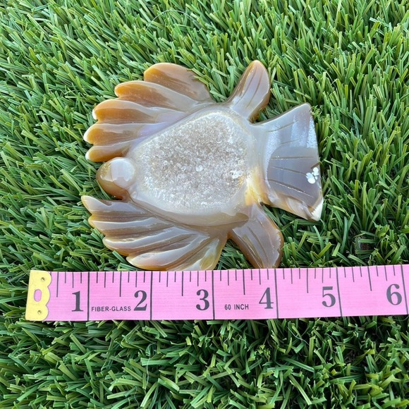 Druzy Angel Carving - Picture 11 of 11